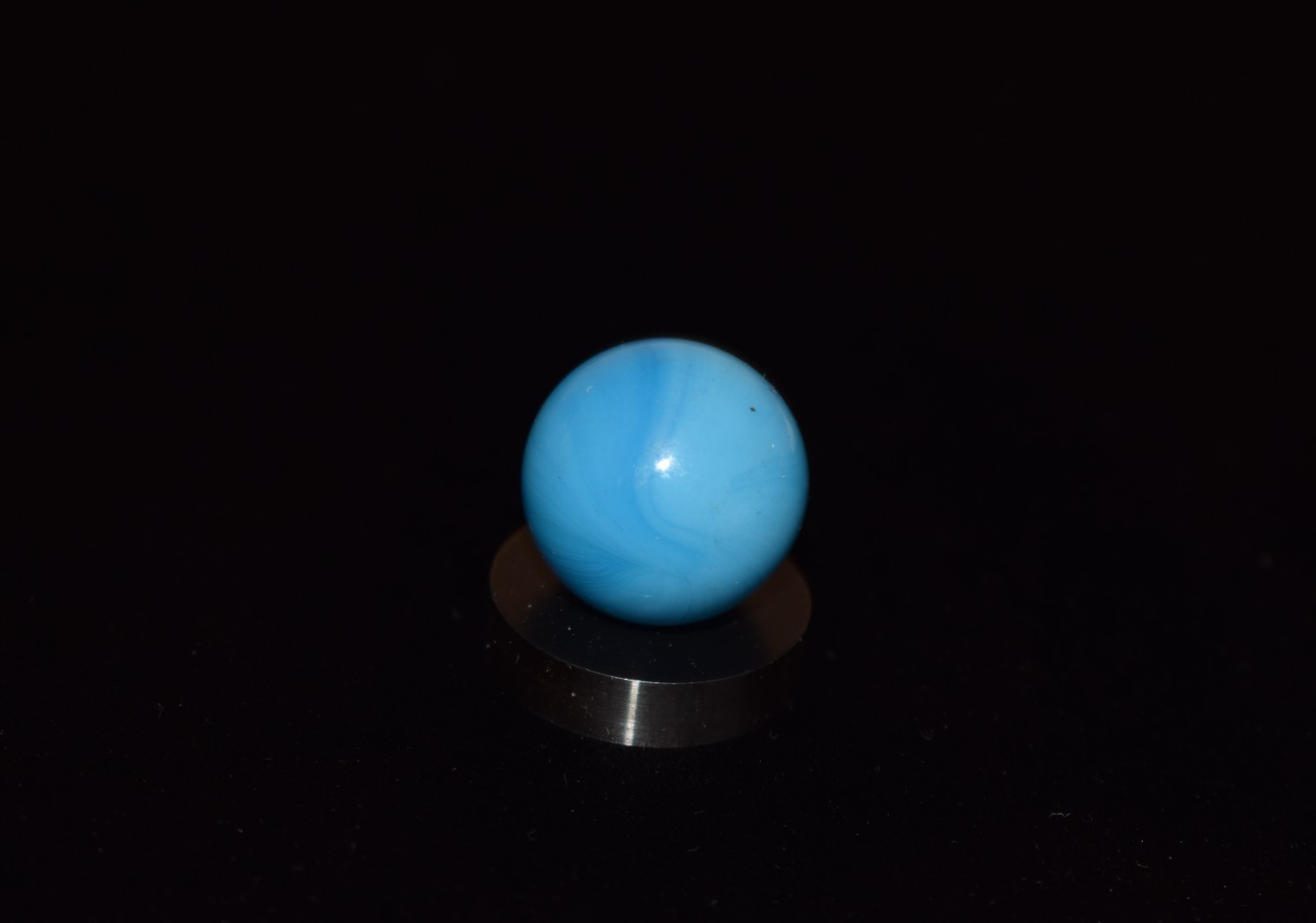 ⭐Vacor Turquoise Solite Opaque Glass Marble LARGE Shooter Size .875″=7/8″ MINT
