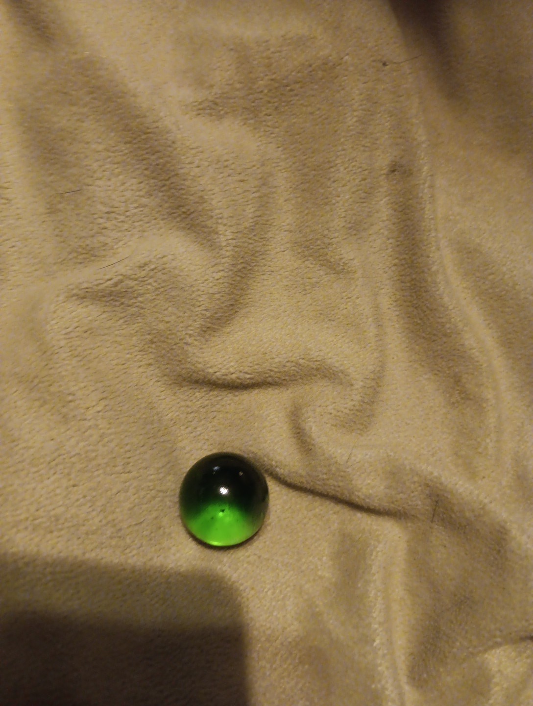 Green Honeycomb Sparkle Shooters Marble Handblown Glass