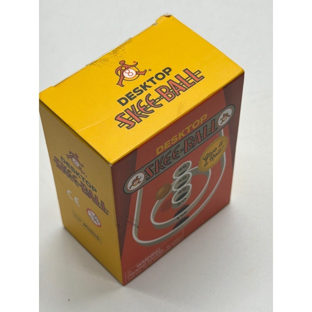 RP MINIS Desktop Skee Ball Game Fun Desk Toy Choking Hazard Warning
