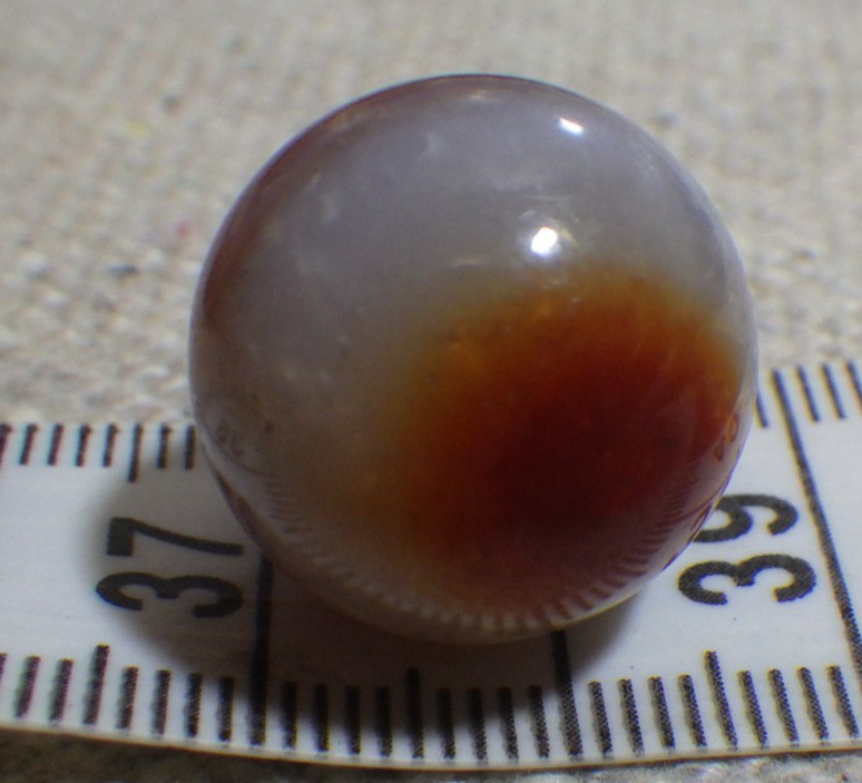 1 vintage marbles from lot agate? 18mm 3rd pic ding on left