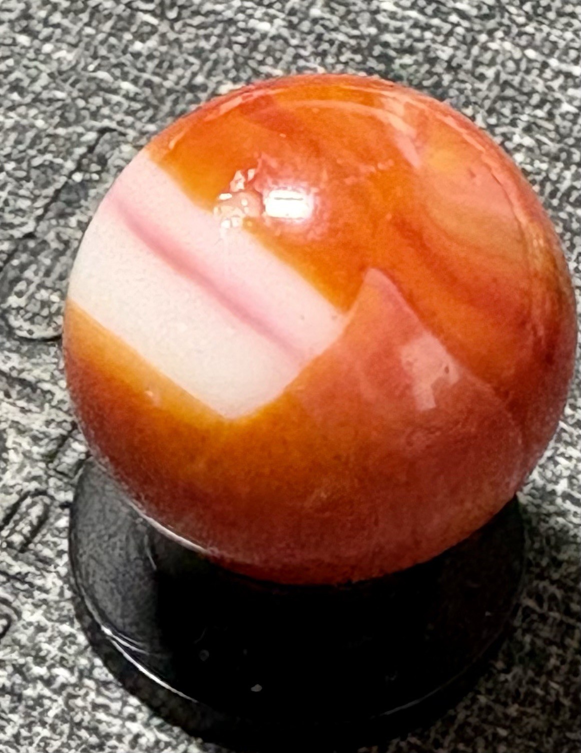 VTG Marble King Rainbow Marble .62” Tiny Flea Bites See Pics