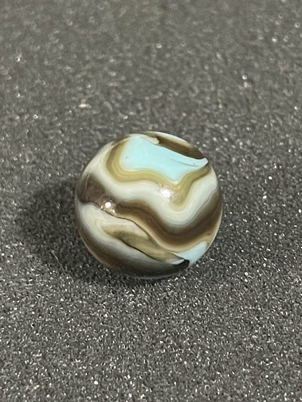 JABO 11/16″ Joker/Classic Marble – Pale Blue-Mocha & Brown- Shooter..TM1462