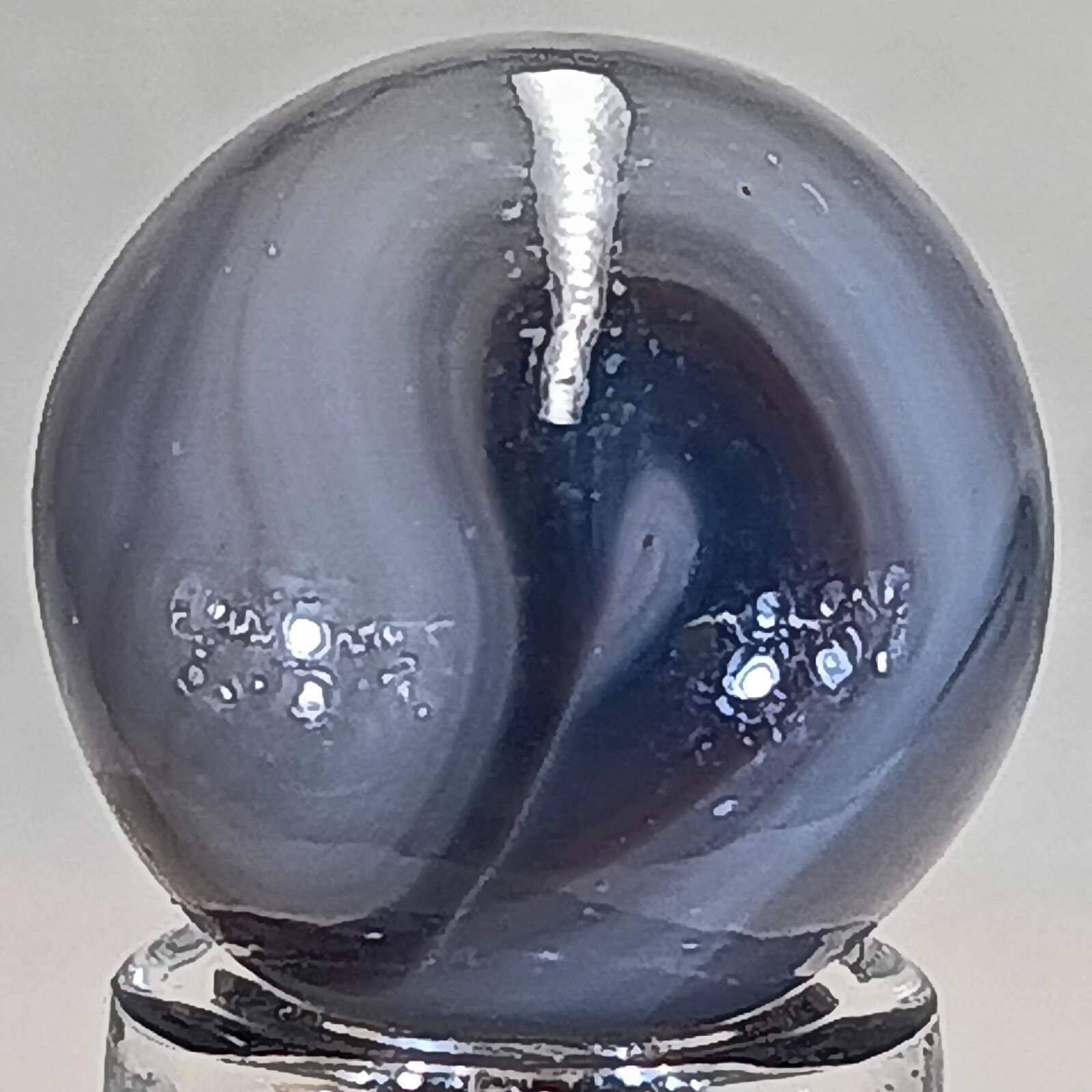 Vintage Champion Swirl Marble .60 Inches Near-Mint Condition