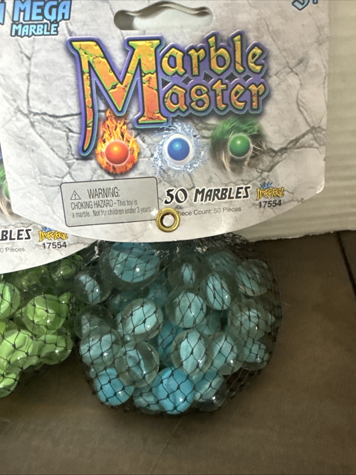 Imperial Toy Glass Marble Master Pack 4 Super Shooter NEW IN PACKAGE