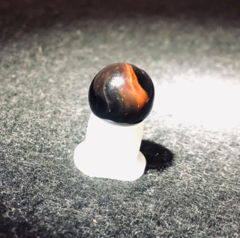 🔥Estate Sale Vintage Transitional “Mist Lutz” Marble Size 5/8 in / .61 in🔥