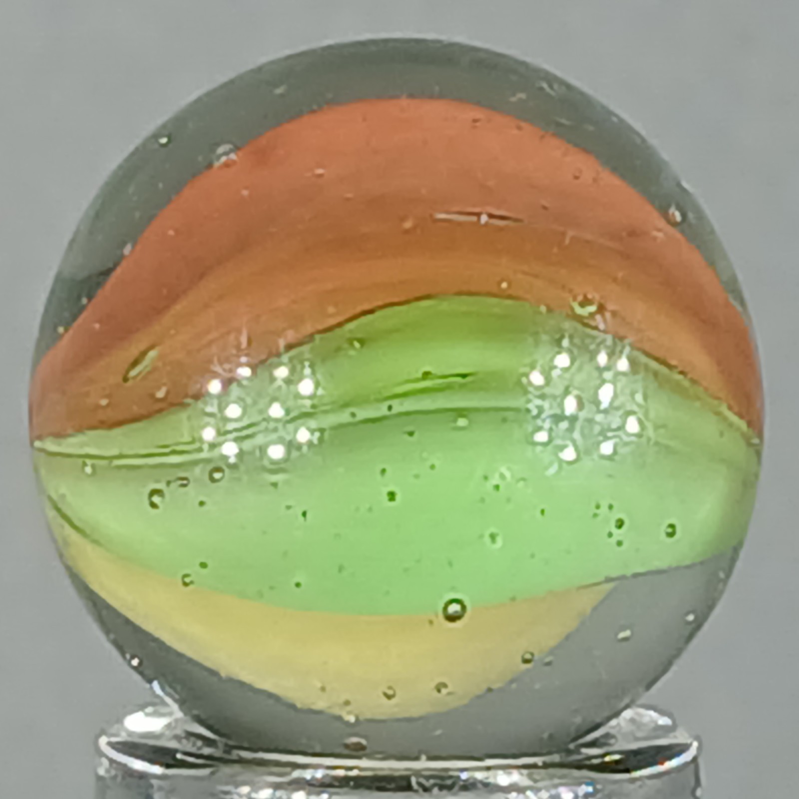 Vintage Imported Hybrid Cat’s Eye Marble .60 Inches Near-Mint Condition
