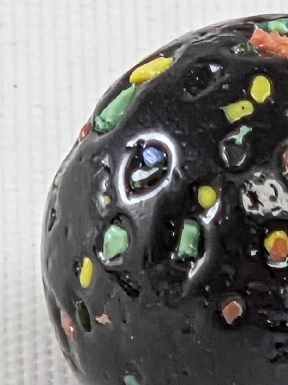 Vintage Destroyer Confettie Marble .62 Inch Mexican