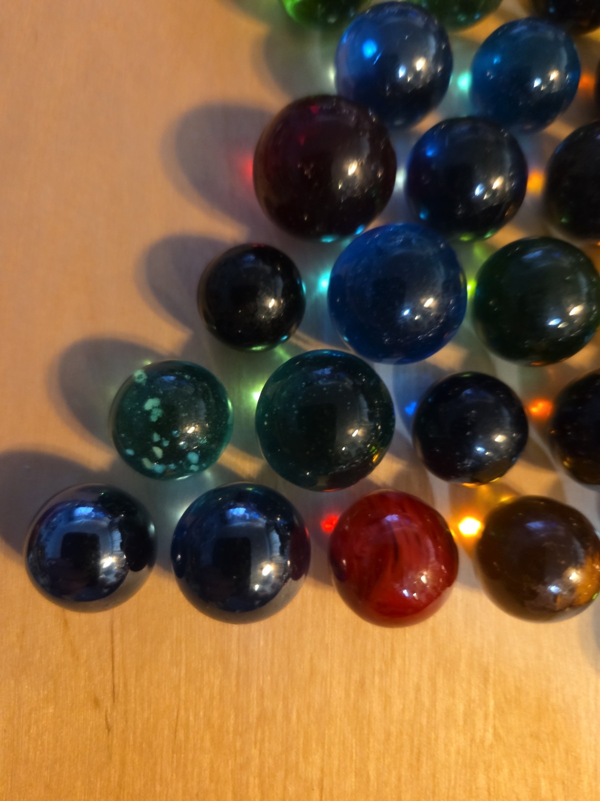 Clearie Marbles Lot Of 121 No Clear Clearies