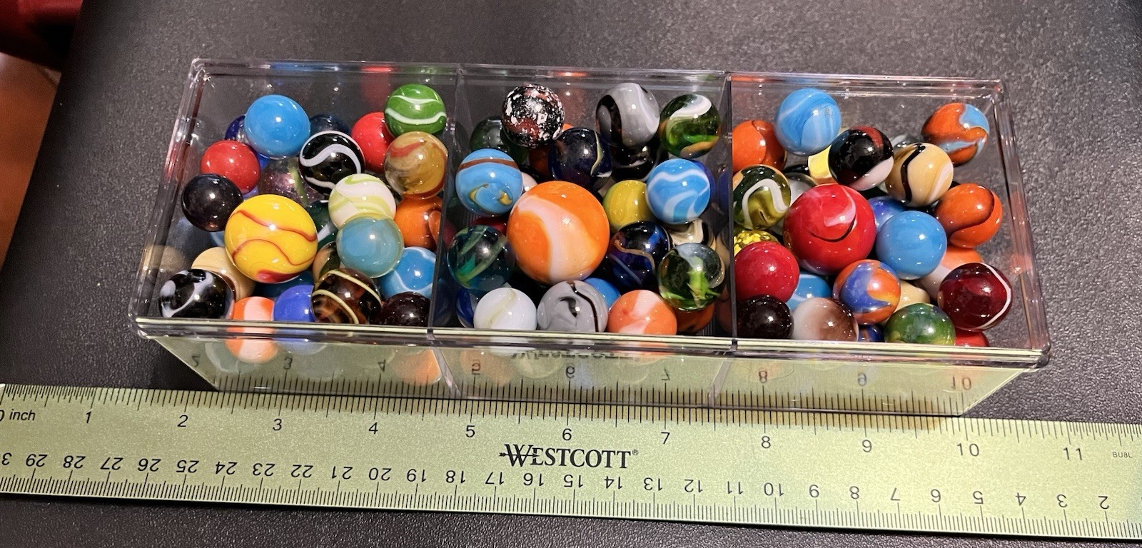 Beautiful Collection Of Marbles 1 3/4 Pounds Fast Shipping