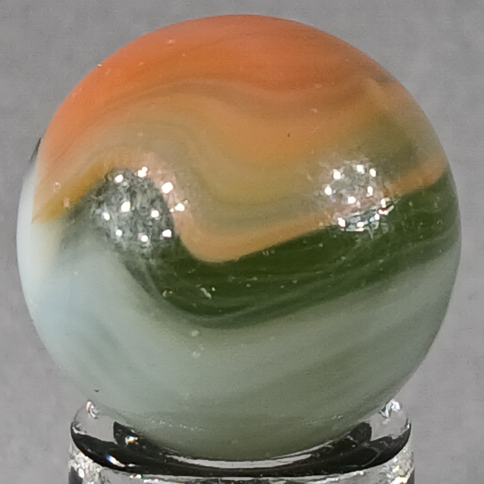 Vintage Vitro Conqueror Marble .60 Inches Near-Mint Condition