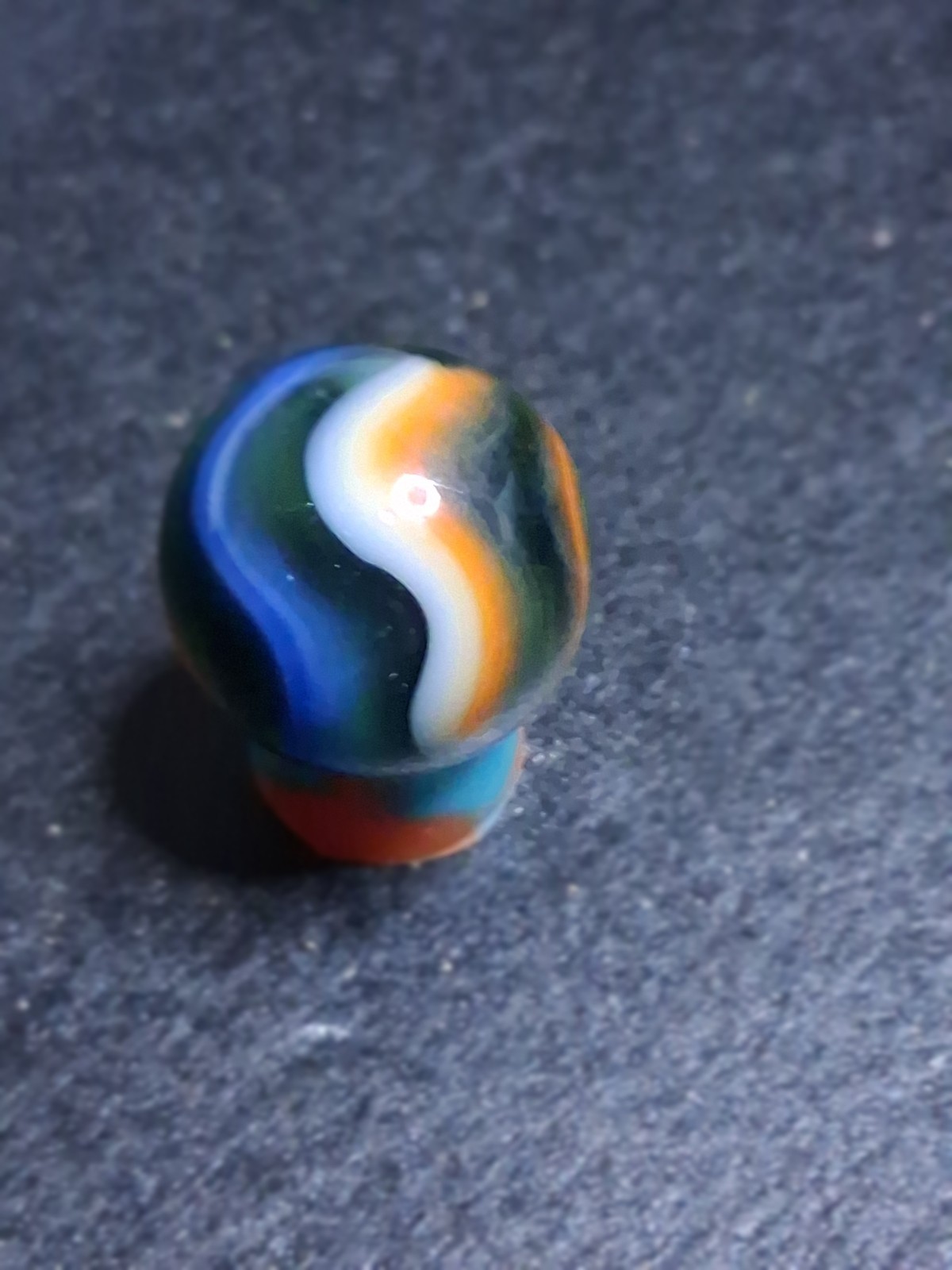 Peltier MCR Multi-Color Rainbow Transparent 5/8 Blue Orange White MINT Vintage