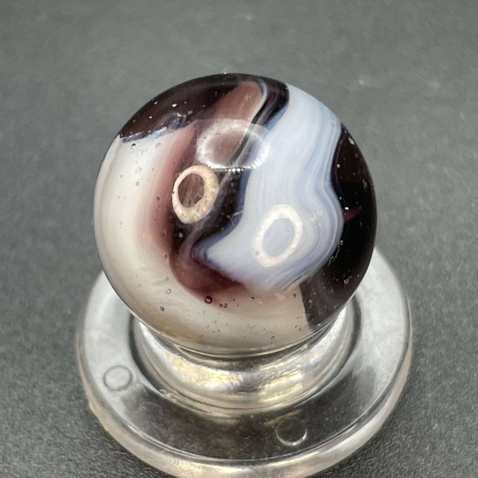 Heaton or Ravenswood Swirl Marble Other Swirl Mystery Vintage Marbles 0.551”