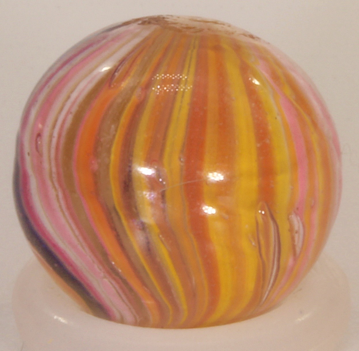 Antique German Joseph Coat Pee Wee Marble 7/16″+ Mint-