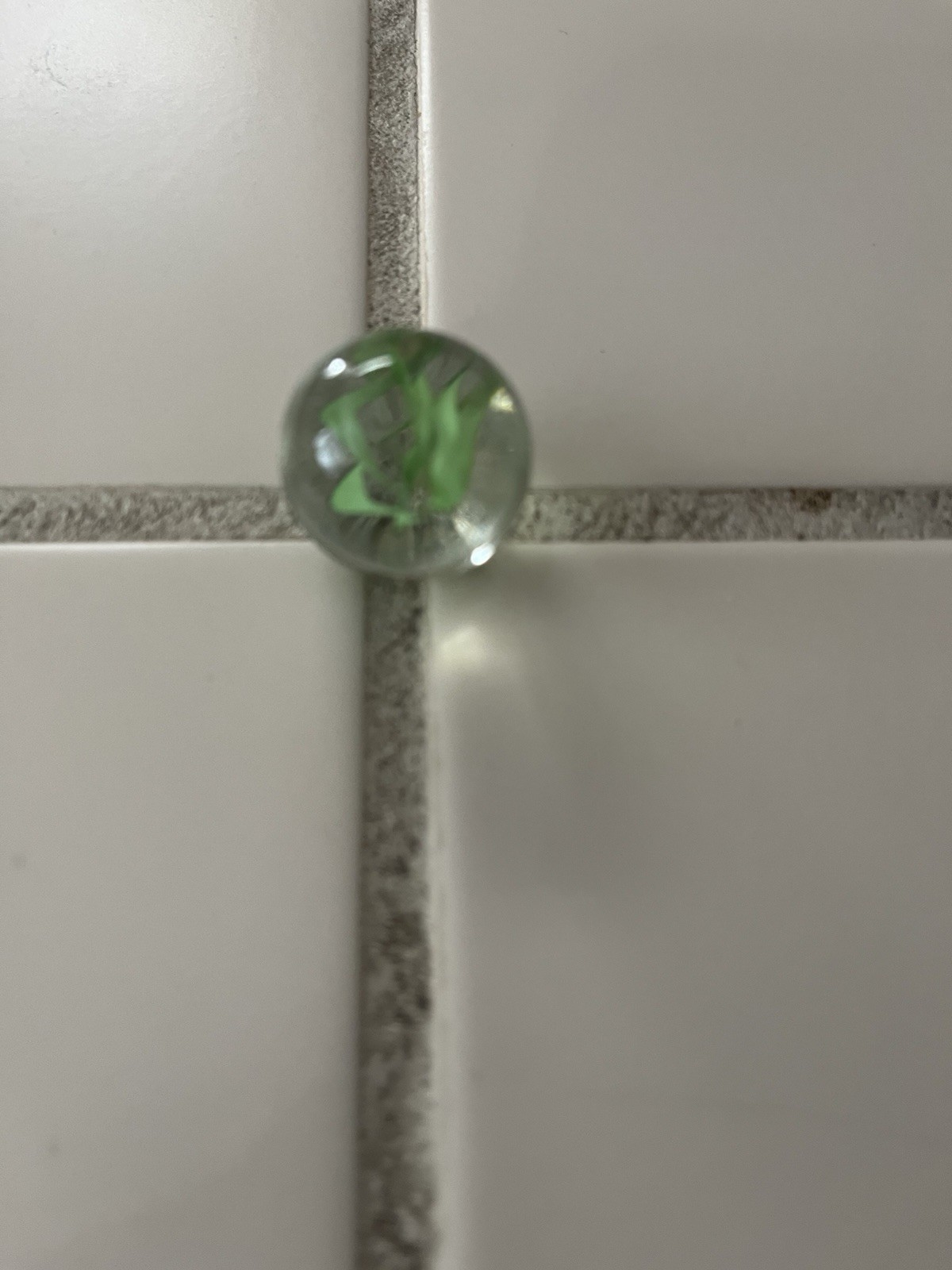 Vintage Akro Agate Caged Cat Eye Shooter Marble
