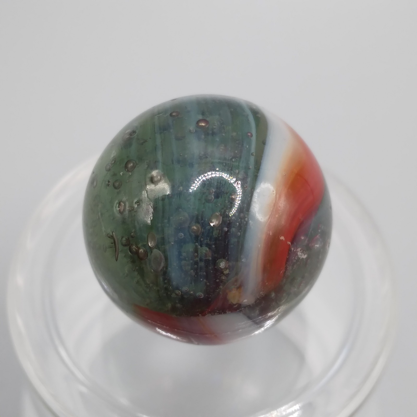 0.60″ Vintage Marble- Kokomo Peltier Vitro Marble King Akro – Quick List #Q37