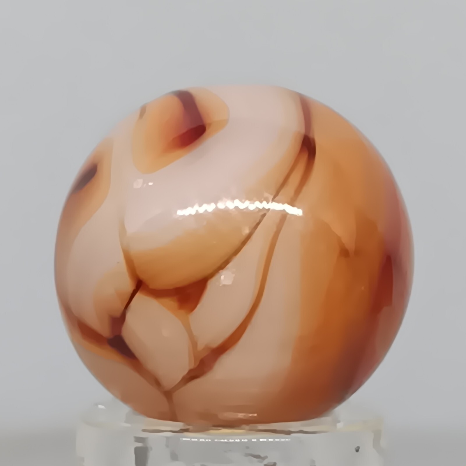 Vintage Champion Swirl Marble .61 Inches Near-Mint Condition