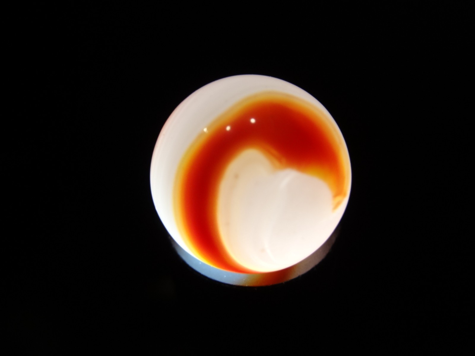 AKRO AGATE 2 Same Run TRI COLOR’S on OPAL Glass Pristine Wet Mint