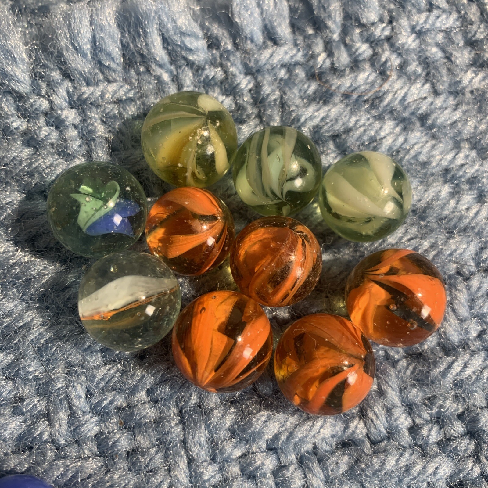 Vintage Marbles Large Lot 163 Pc Incl 6 Shooters READ