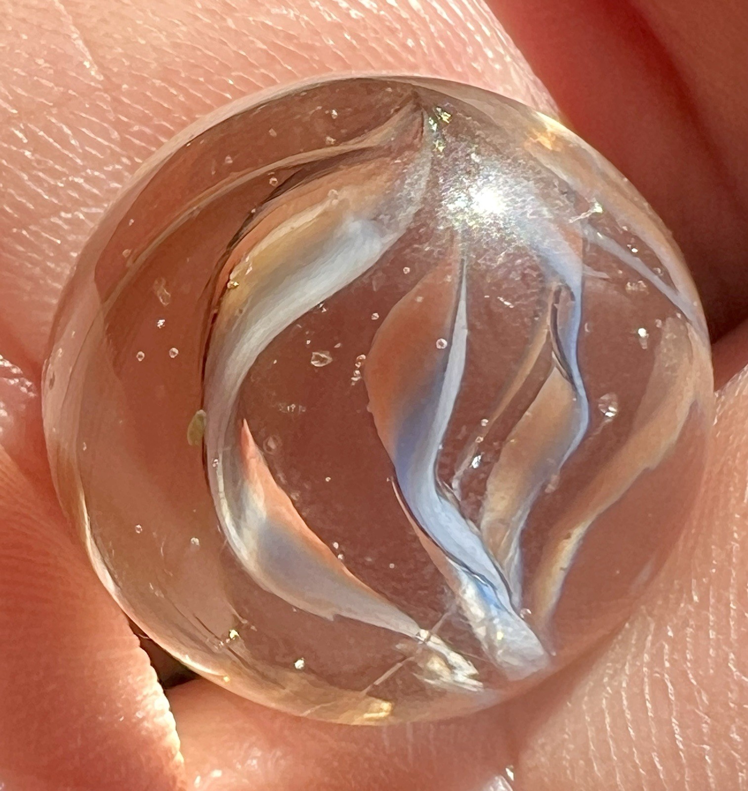 Vintage Marble Cats Eye Hybrid Vitro Or Marble King NM