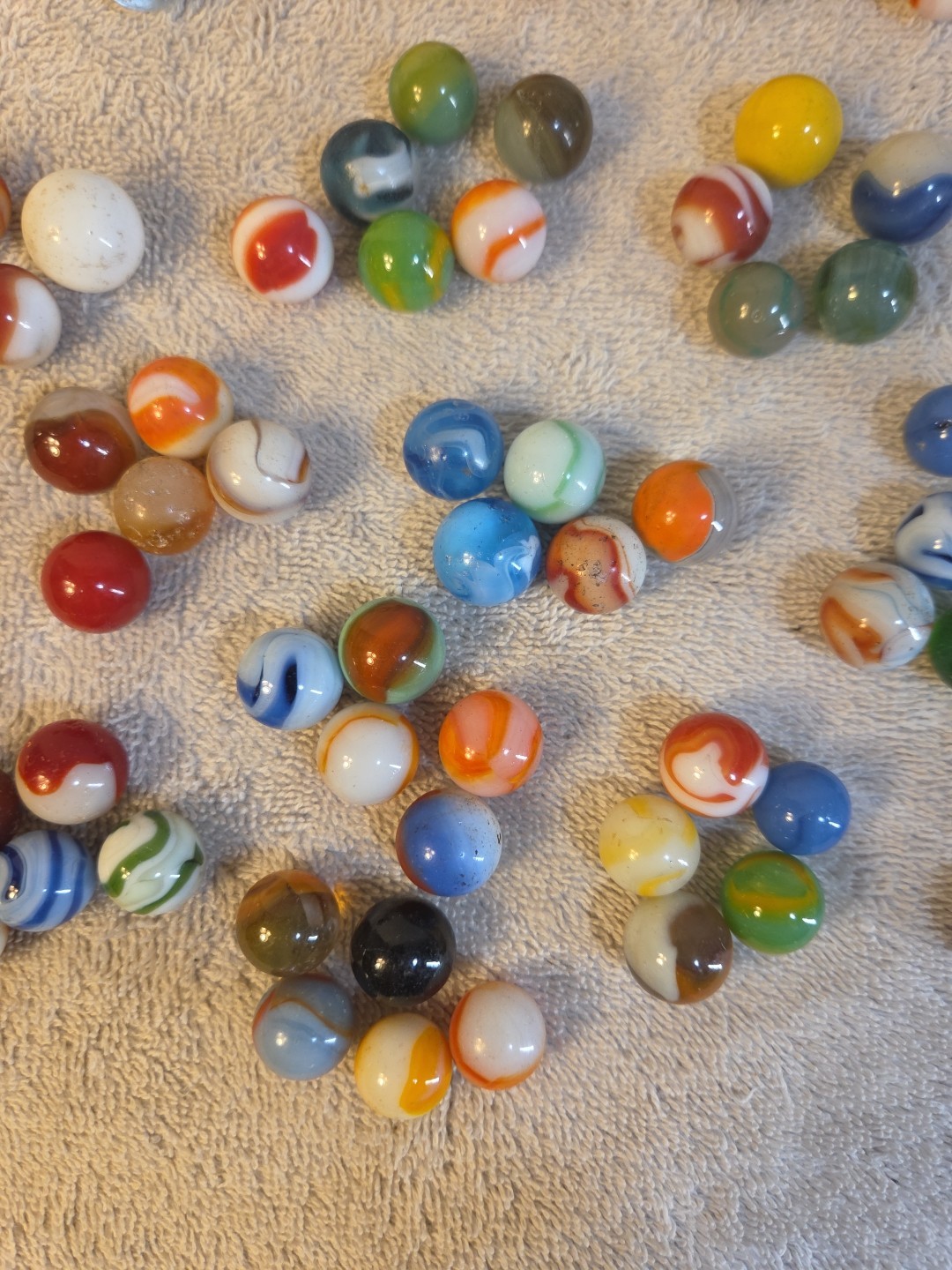 (75) Vintage marbles 1940s What You See Is What You Get