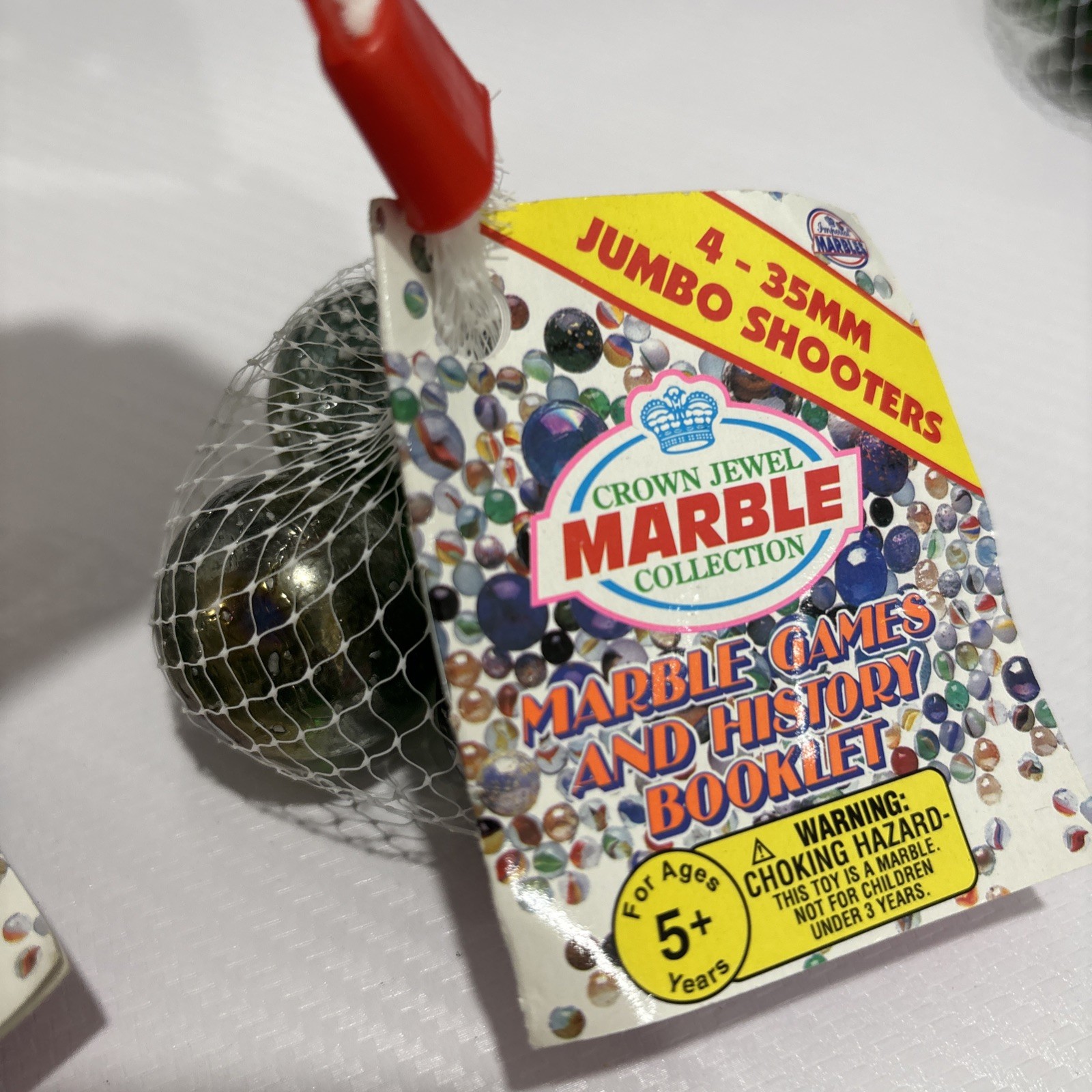 Tootsie Toy Hot Shot LOT OF 2 Vintage Shooter Marbles 25mm 4-35mm Shooters
