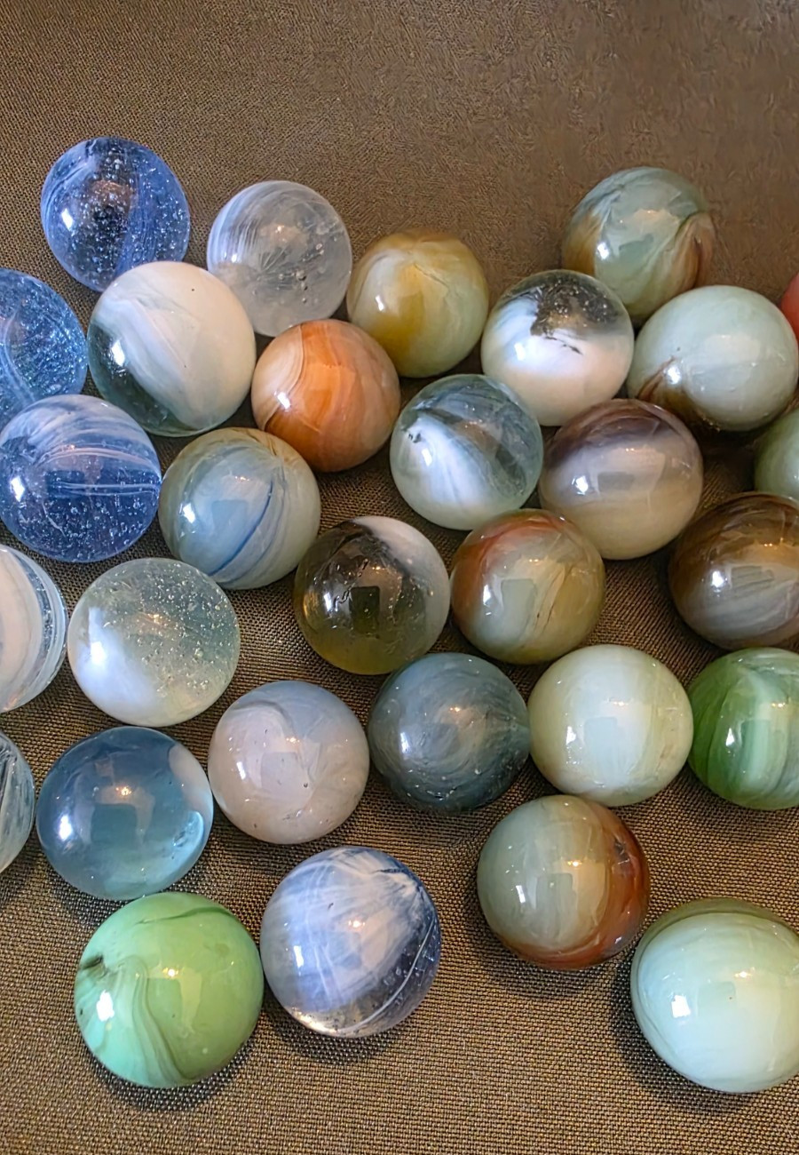 Vintage Marble Lot Master possibly others Beautiful Marbles M/NM Lot 5 Free Ship