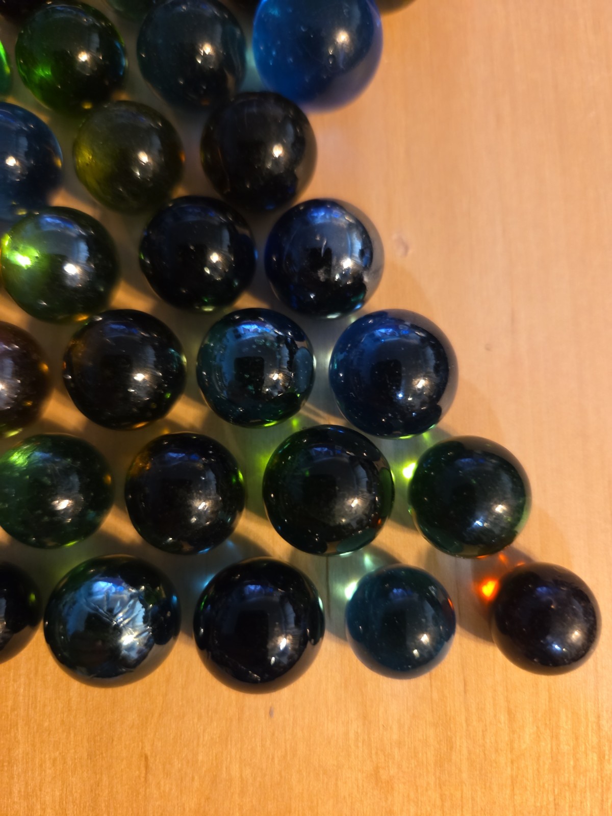 Clearie Marbles Lot Of 121 No Clear Clearies