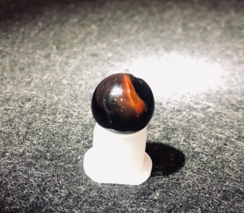 🔥Estate Sale Vintage Transitional “Mist Lutz” Marble Size 5/8 in / .61 in🔥