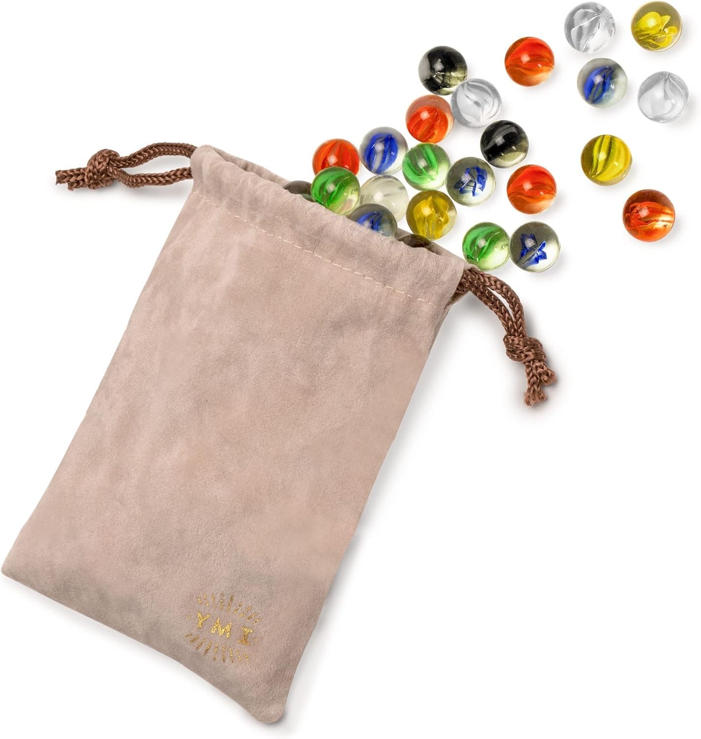 14mm Colorful Glass Marbles – Perfect for Chinese Checkers & Family Fun