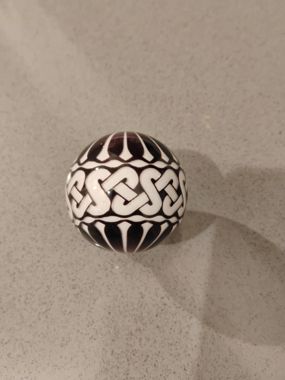 Mark Matthews 2″ Glass Sphere Signed And Dated 2012