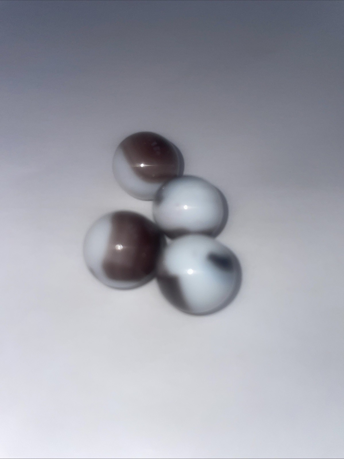 AKRO Agate Purple Prize Lot Of 4 Marbles