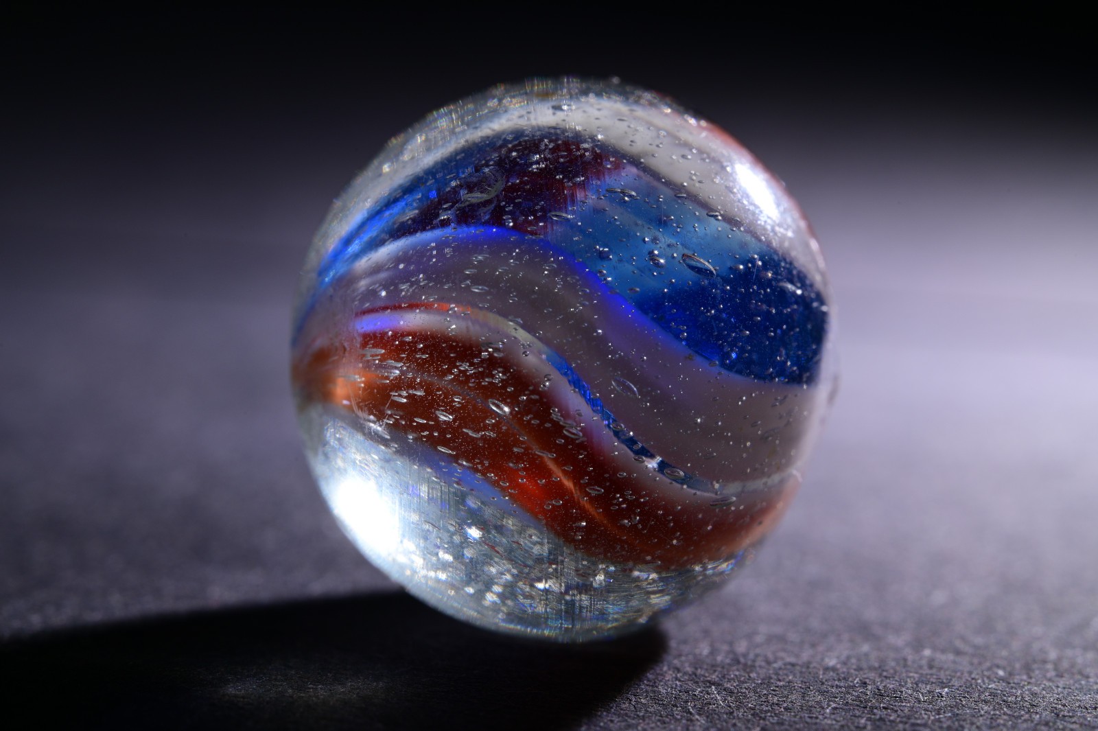 Shooter Naked Jelly Solid Core German Handmade Antique Marble 19.8mm 25/32″