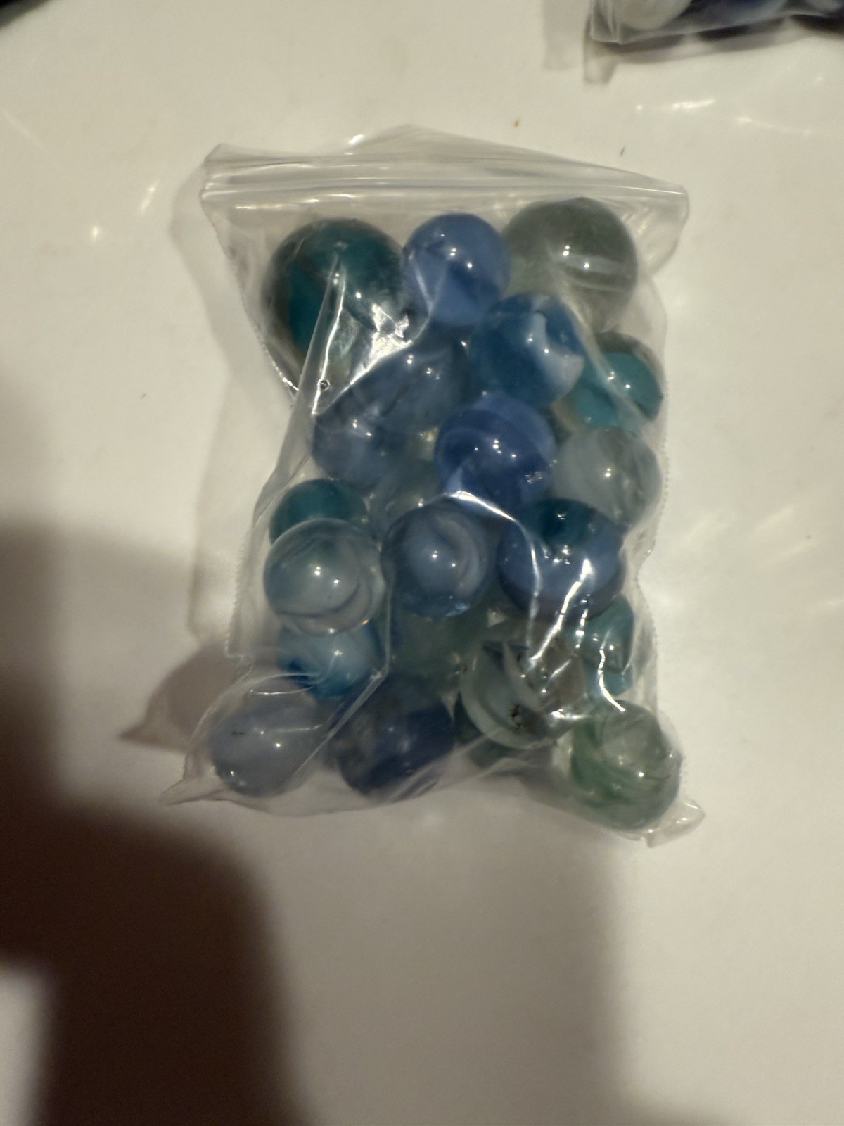 VTG Clear & Murky Ribbon Core Marbles