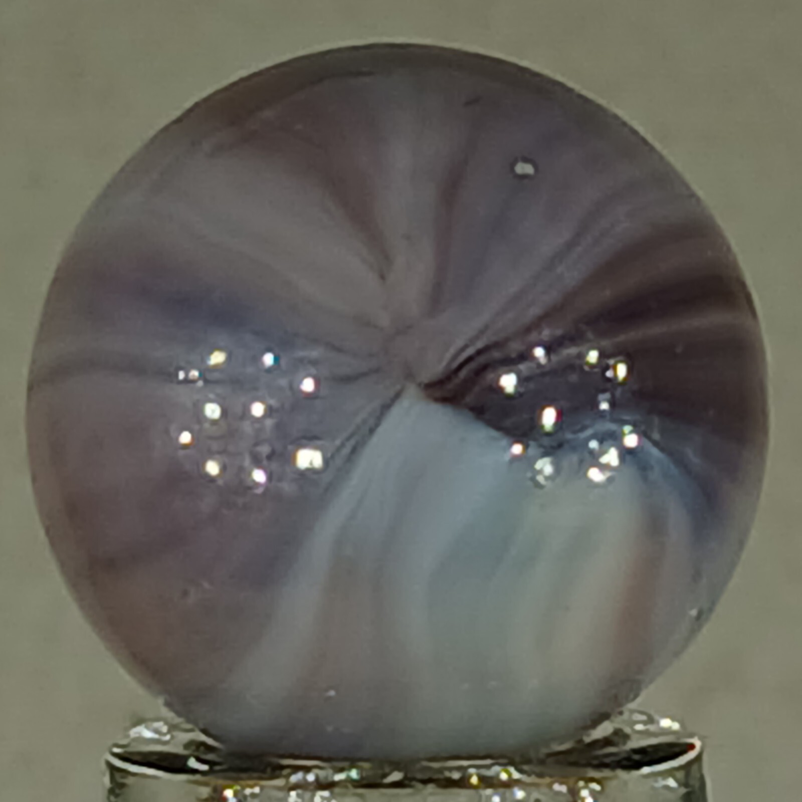 Vintage Imported Patch And Ribbon Marble .62 Inches Near-Mint Condition