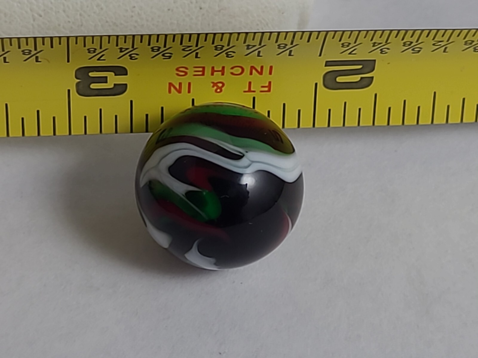 Contemporary Red Green White Brown Marble