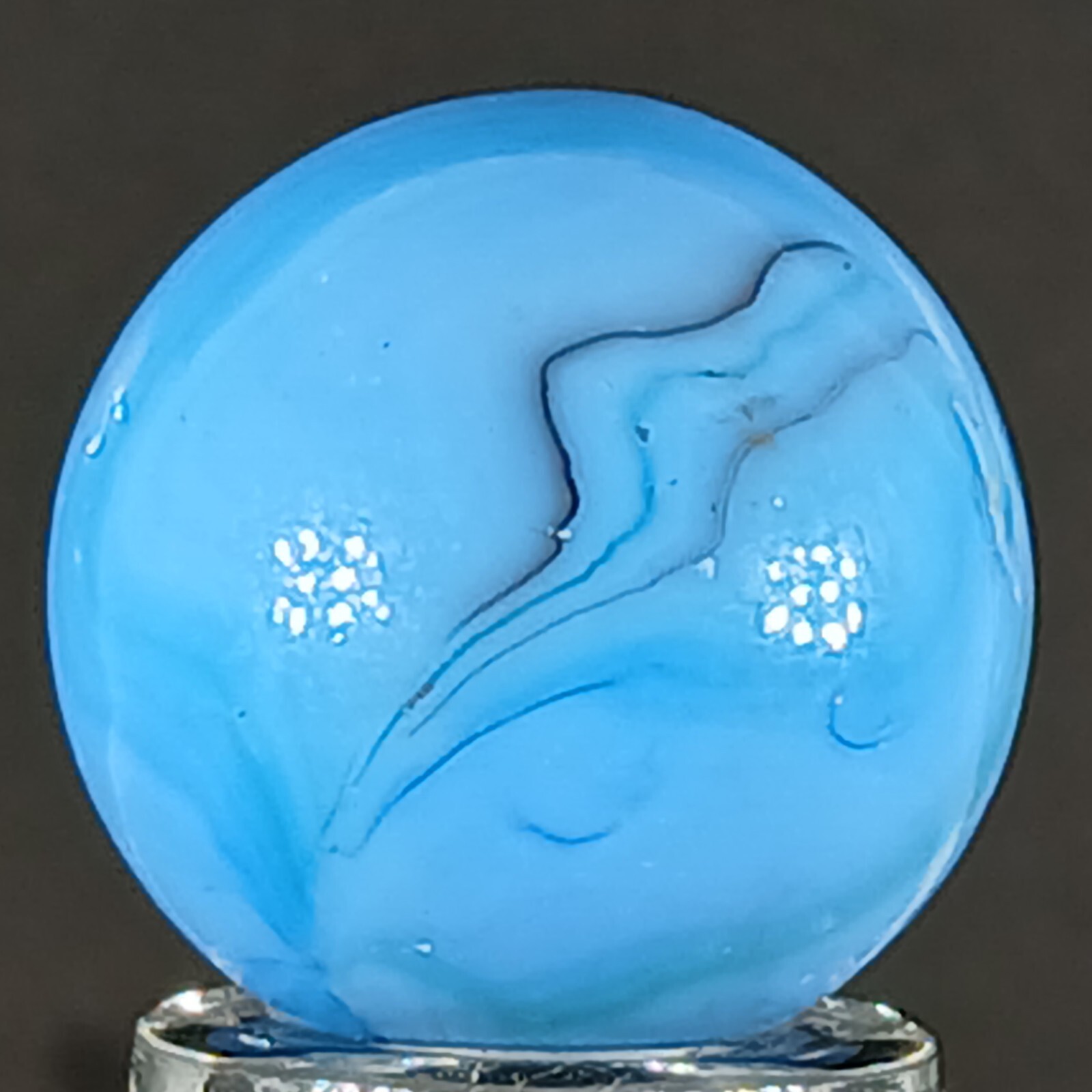 Vintage Imperial Swirl Marble .59 Inches Near-Mint Condition Combined Shipping