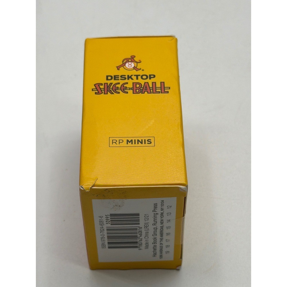 RP MINIS Desktop Skee Ball Game Fun Desk Toy Choking Hazard Warning