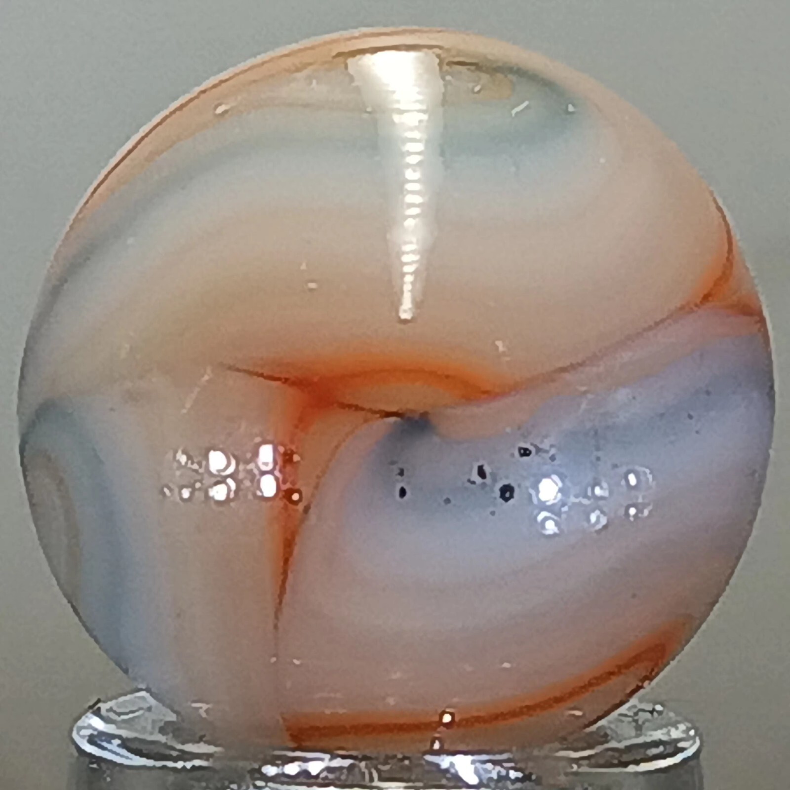 Vintage Champion Swirl Marble .58 Inches Good Condition Combined Shipping