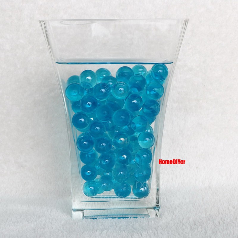 14mm-25mm Lake Blue Glass Marbles Traditional Toys Games Craft Decorative Balls