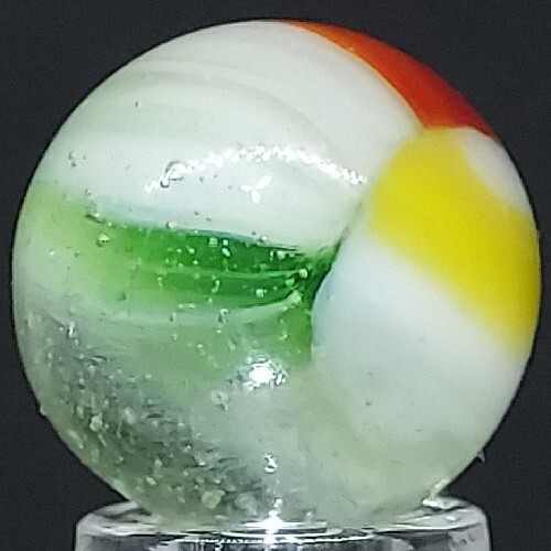 Vintage Vitro Patch Marble 5/8 Inch Size Mint Condition