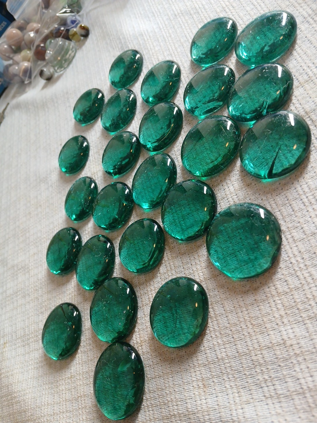 25 JABO SHOOTER FLAT CLASSIC MARBLE 1.25″GEMS GREEN $10.99