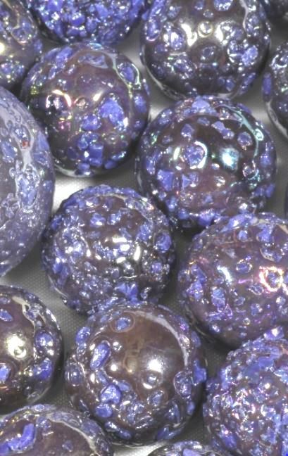 Bulk PK of 100 Asteroid 16mm Glass Mega Marbles Players Vacor Current Edition