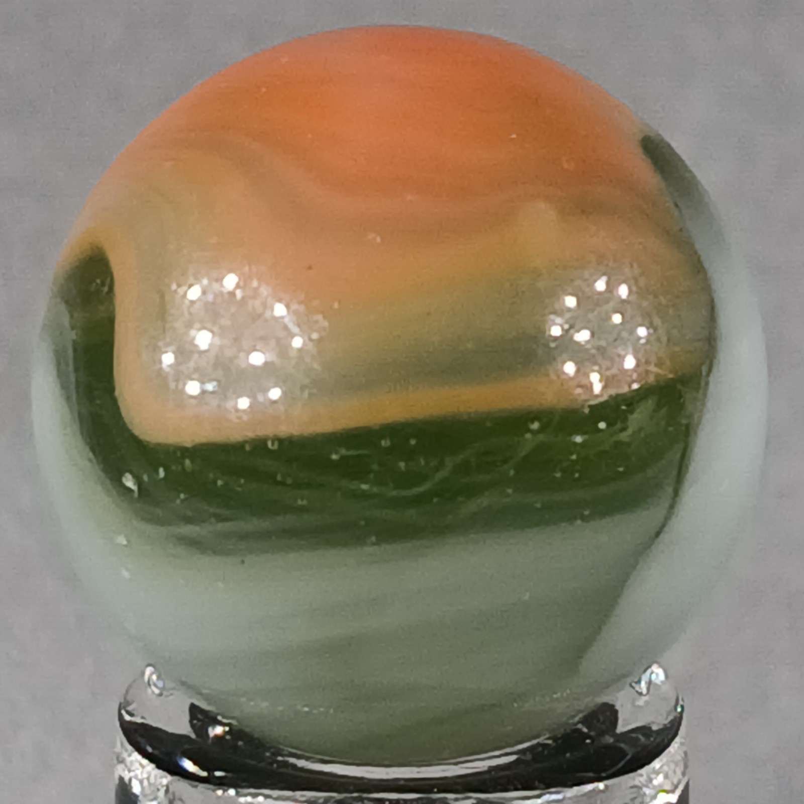 Vintage Vitro Conqueror Marble .60 Inches Near-Mint Condition