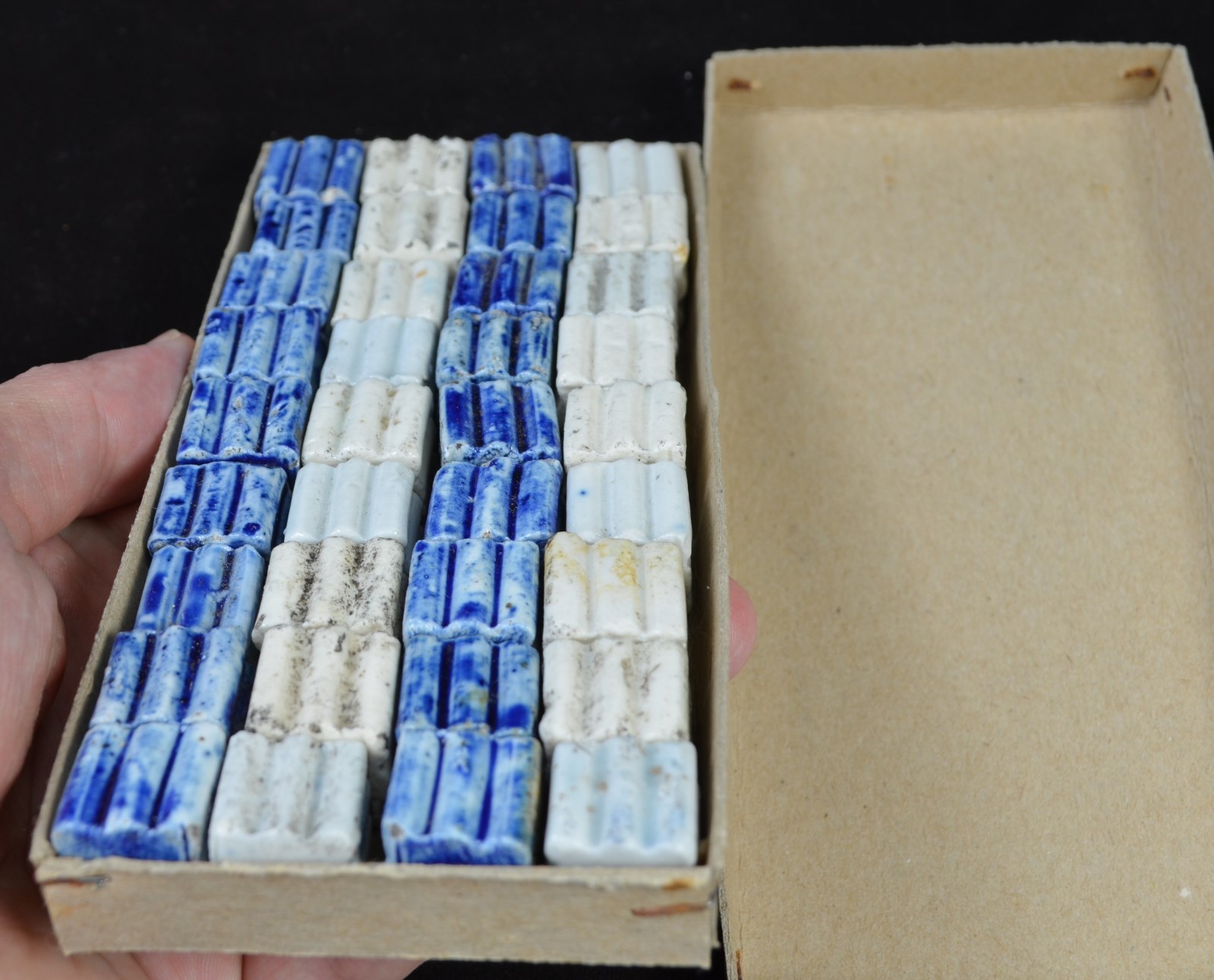 Store Stock Set of Game Cubes, Bobber and Kibs, 1860-1900 East Germany, S693