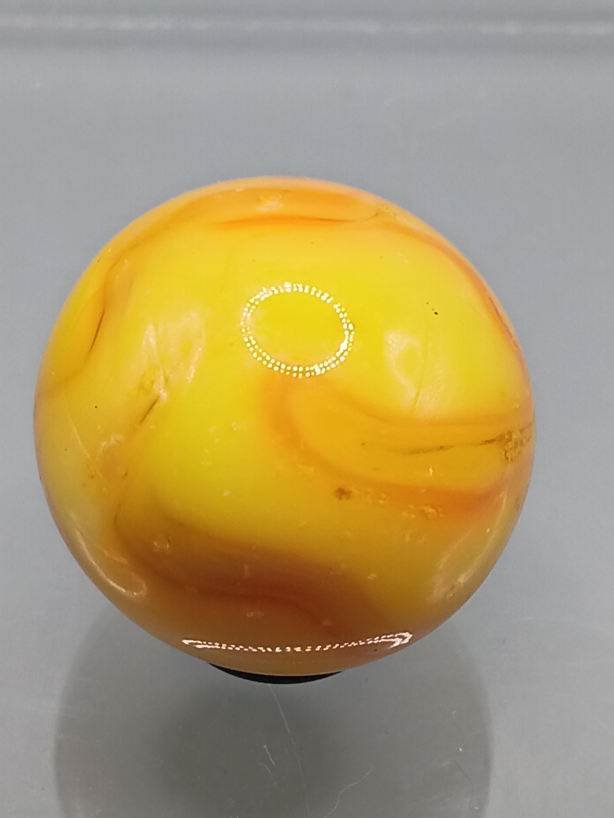 .95″ Vintage Marble – UV Uranium Glow Sun Marble Swirl- Jabo DAS