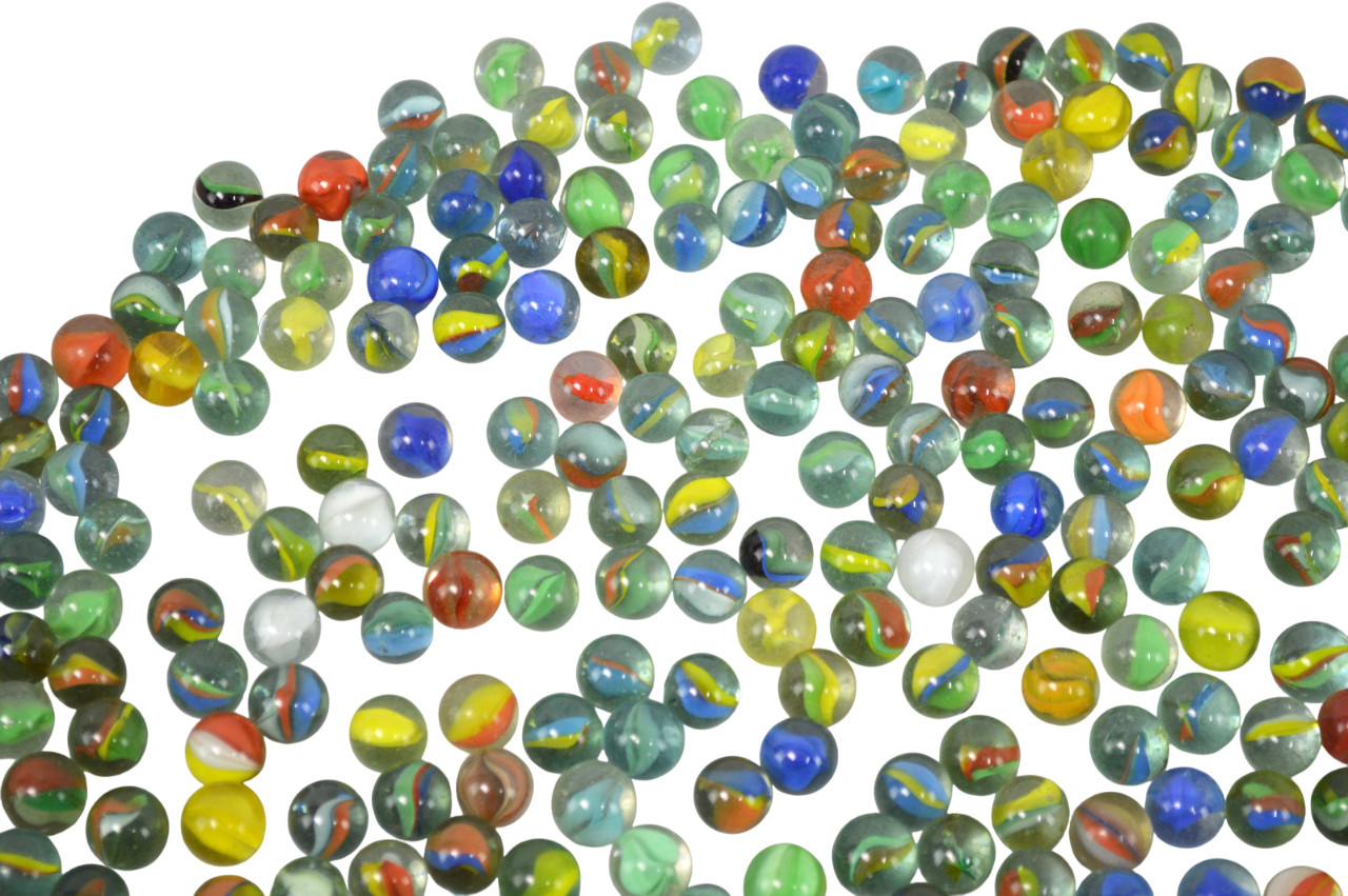Vintage Player Marble Lot of 600+ Mix Variety Unique Collection 15mm-16mm