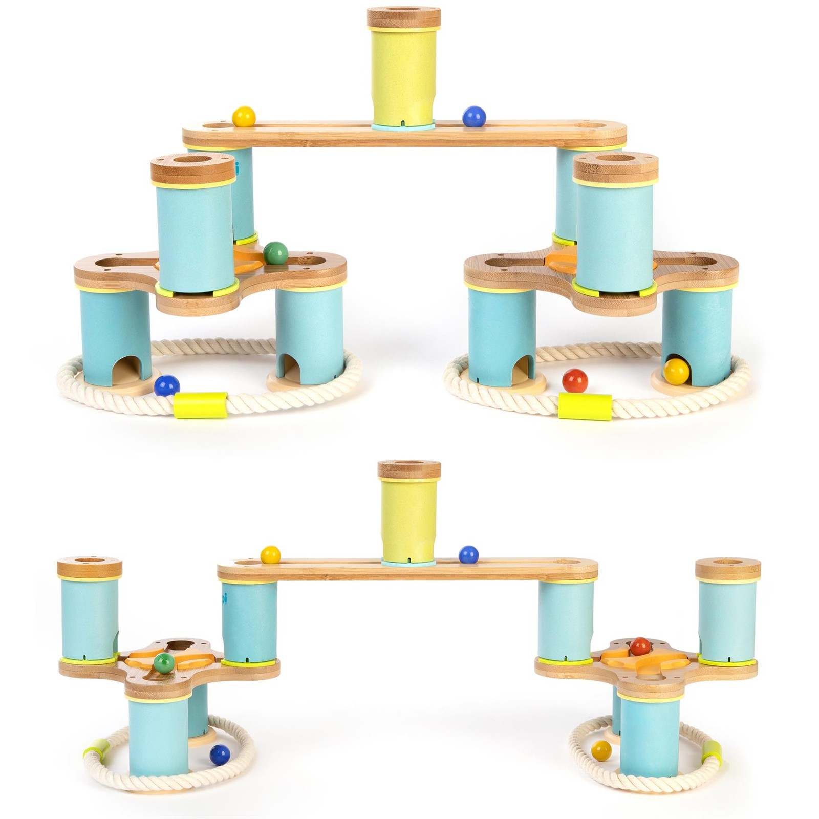 Turn Track Marble Run Accessory Pack Expansion Extension Kids STEM Construction