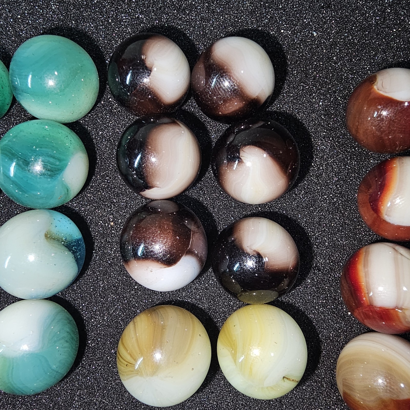 🔥MASTER MADE Marble 30 Ct Box Multiple Mint Sets Roller Buddies Top Shelf Set
