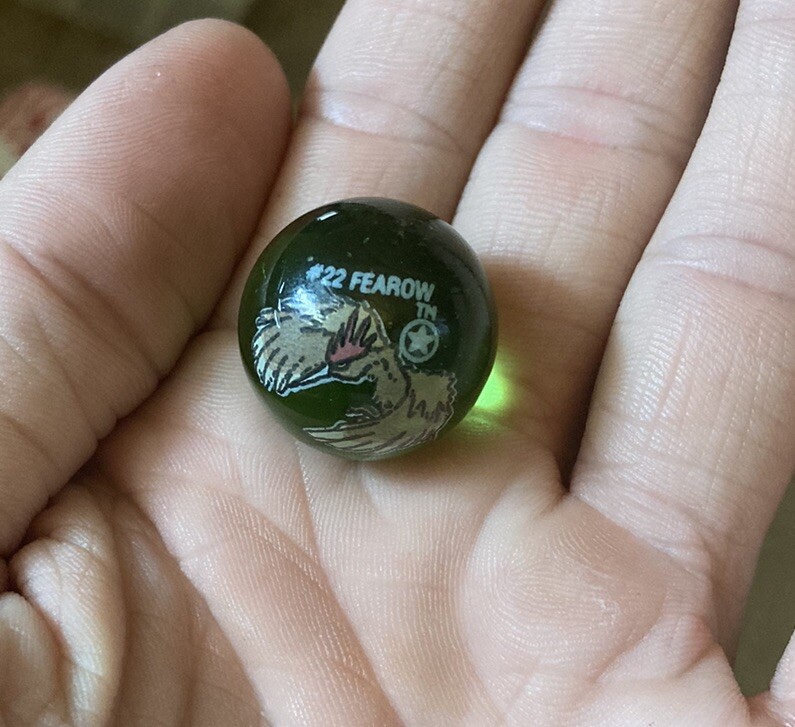 Pokémon Marble – #22 – FEAROW – 2000s ULTRA RARE POKEMON TOY WOTC Nintendo HTF