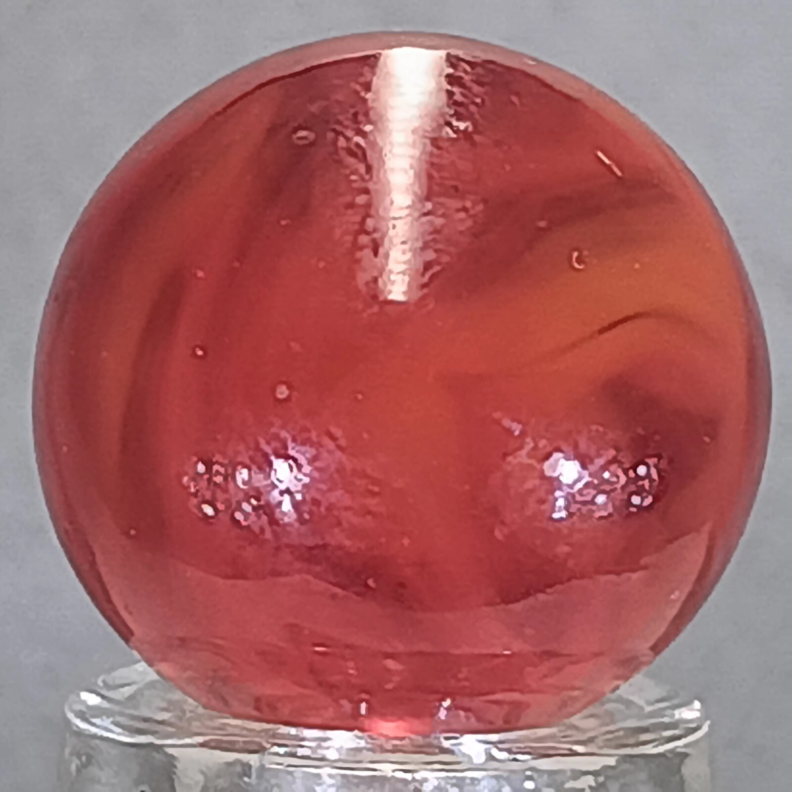 Small Vintage Champion UV-Reactive Swirl Marble .55 Inches Near-Mint Condition